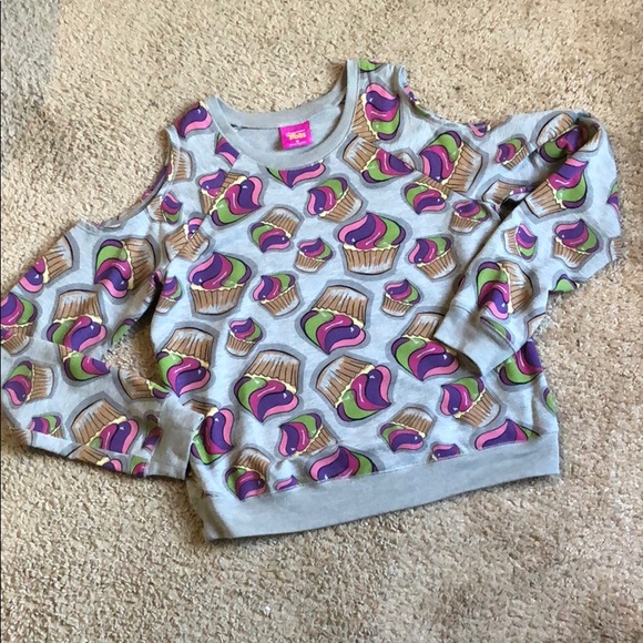 Trolls cold shoulder sweatshirt🧁 - Picture 3 of 7